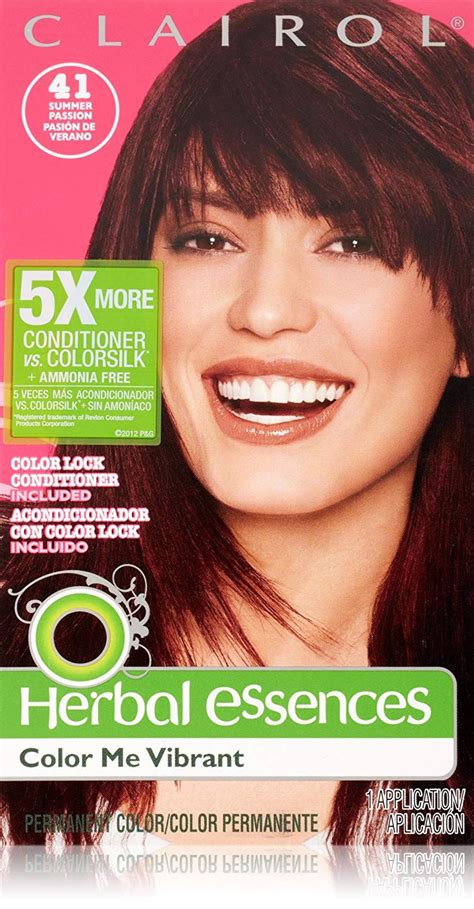 Herbal Essences Color Me Vibrant Permanent Hair Color 041 Summer Passion 1 Kit You Can Get