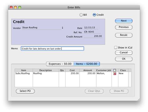 First, it triggers the software to increase the sales returns account by the amount of the credit, which ensures that revenue from your quickbooks home screen, choose customers from the menu and select create credit memo. Entering a credit from a vendor