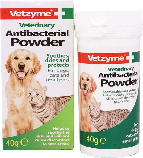 Vetzyme Veterinary Antibacterial Powder For Dogs Cats And Small Pets