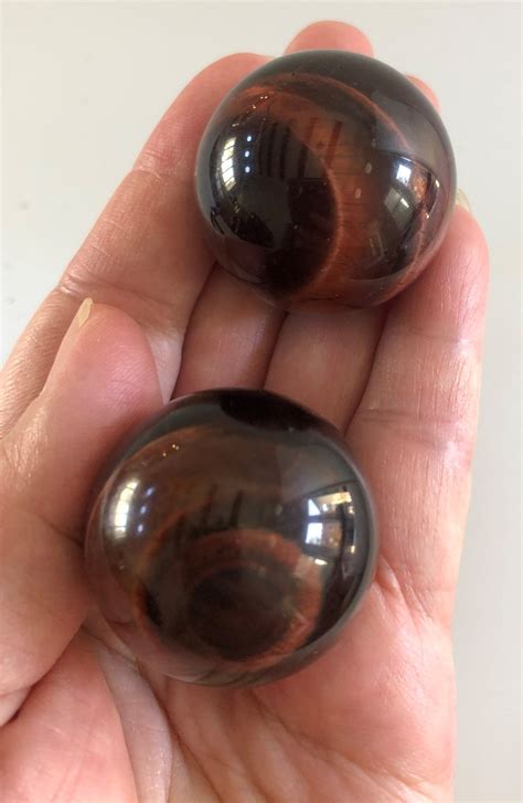 Mm Red Tigers Eye Sphere Red Tigers Eye Ball Size Approx Etsy
