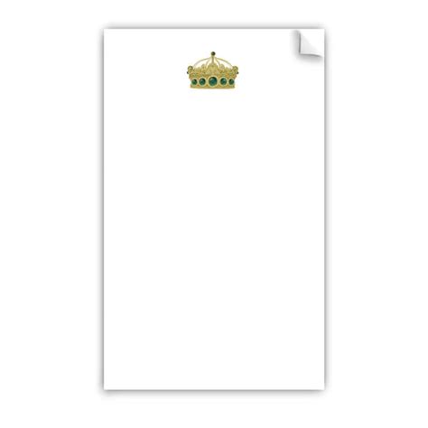 Enchanted Crown Large Notepad Oblation Papers And Press