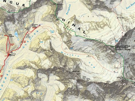 Khumbu Map Khumbu Map