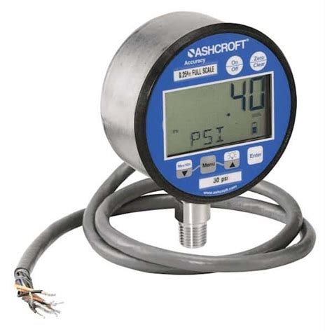 Ashcroft 207430 Digital Pressure Gauge 3 Dial~14 Nptm 0 To 1000