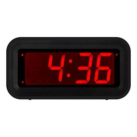 Kwanwa Led Digital Alarm Clock Battery Powered Only Small For Bedrooms