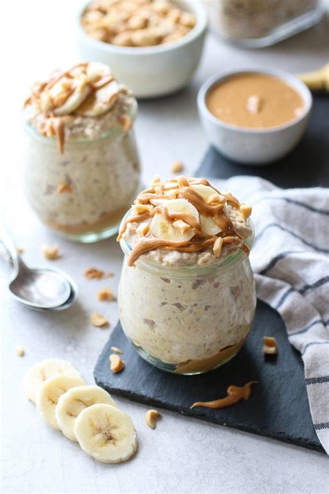 Peanut Butter Banana Overnight Oats The Real Food Dietitians
