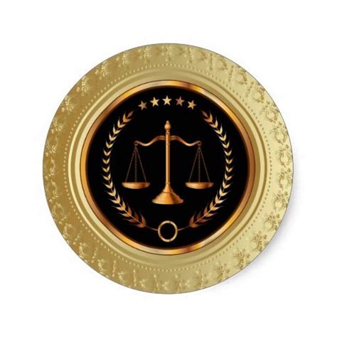 Legal Attorney Scales Of Justice Sticker Srf Zazzle Law