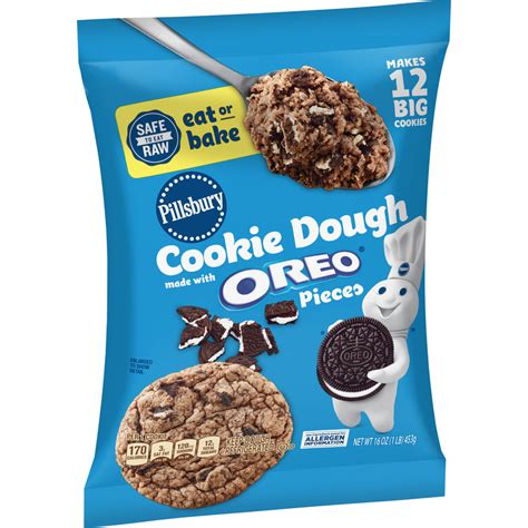 Just like the other pillsbury cookies flavors you love, the hot. Pillsbury Sugar Cookie Dough made with OREO Pieces, 12 ct ...