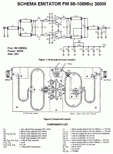 Peavey cs800s power amplifier schematic 2 mb. 300W RF Power Amplifier Circuit ~Circuit diagram