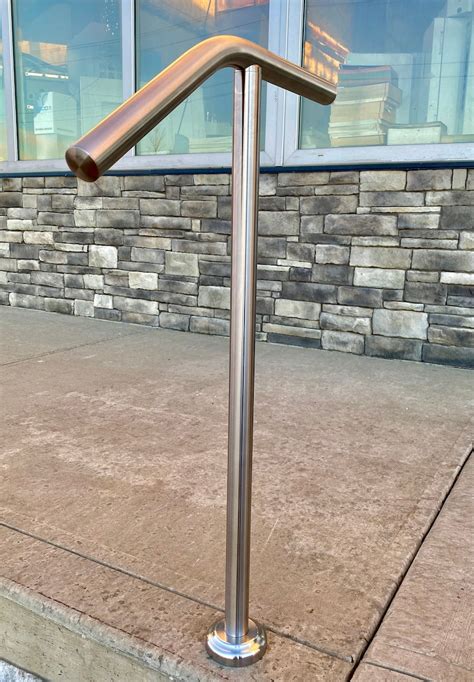 1 Step 2 Step Single Post Handrail Stainless Steel And Etsy