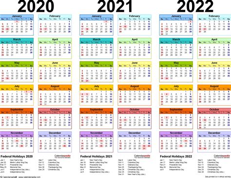20 Holiday Calendar 2022 Free Download Printable Calendar Templates ️