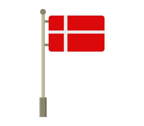 Premium Vector Denmark Flag