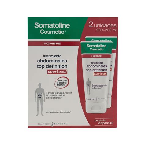 Somatoline Cosmetic® Uomo Addominali Top Definition Sport 200ml+200ml ...