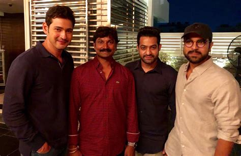 Jr Ntr Mahesh Babu Ram Charan At A Party Photos