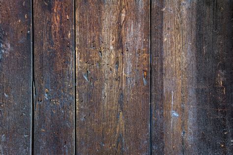 Worn Brown Wooden Planking Background Stock Photo Download Image Now