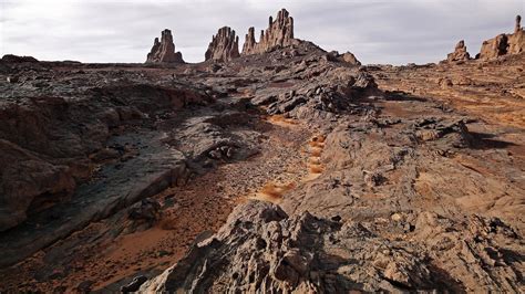 Africa Algeria Desert Landscape National Park Rock Sahara Stone Tassili