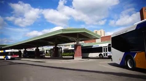 Broome County Transit Bus Action At Binghamton Transit Center Youtube