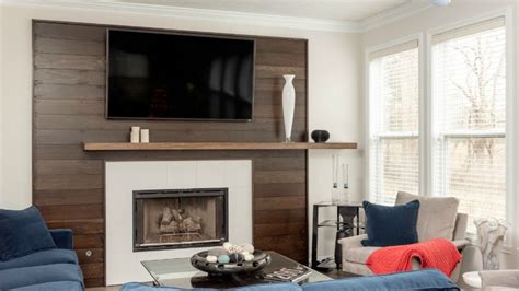 Project Highlight Modern Fireplace Mantel And Feature