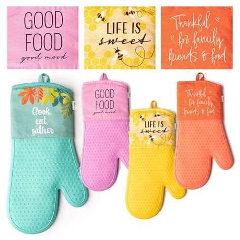 Wholesale Krumbs Kitchen Homemade Happiness Silicone Oven Mitts