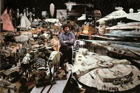 George Lucas In The Lucasfilm Archives Sometime In The Late 80s Look