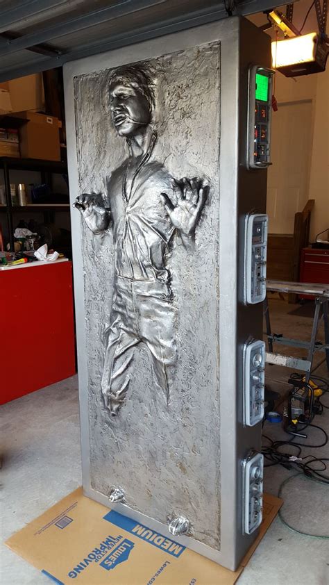 Han Solo In Carbonite Rapid Build Low Cost Star Wars Man Cave
