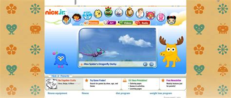 2009 2010 Nick Jr Playtime Website By Dingding0 On Deviantart