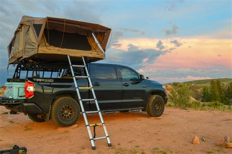 Badass Rugged Rooftop Tent For Toyota Tundra Crewmax 2007 2022 Rugged