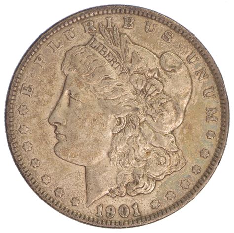 Xf Rare In High Grade 1901 Morgan Silver Dollar