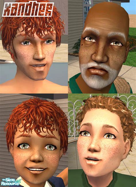 The Sims Resource Complete Freckle Collection