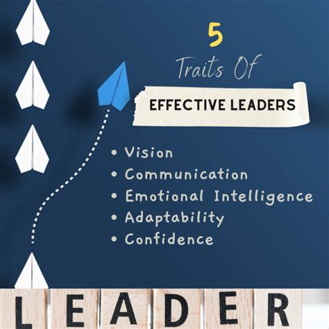 5 traits of effective leader