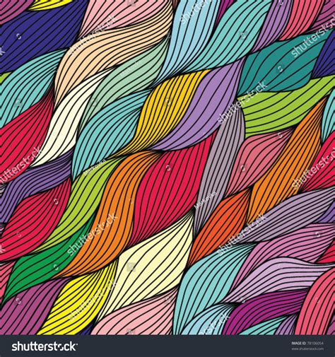 Seamless Abstract Hand Drawn Pattern Stock Vector