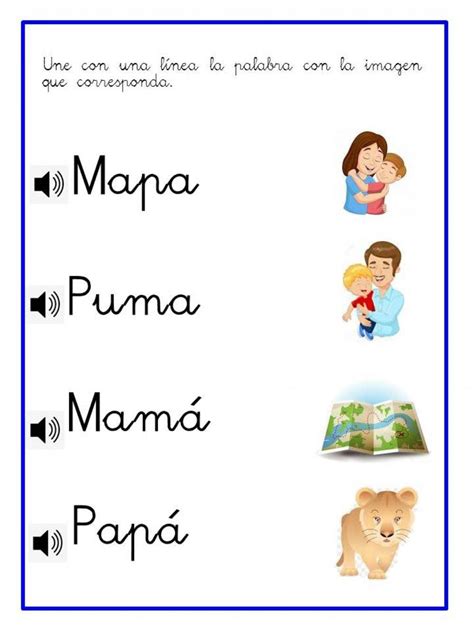 Palabras Con M Y P Interactive Worksheet Live Worksheets