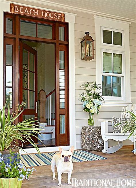 Spring Beach Home Front Porch Inspiration 10 Ideas Carons Beach House