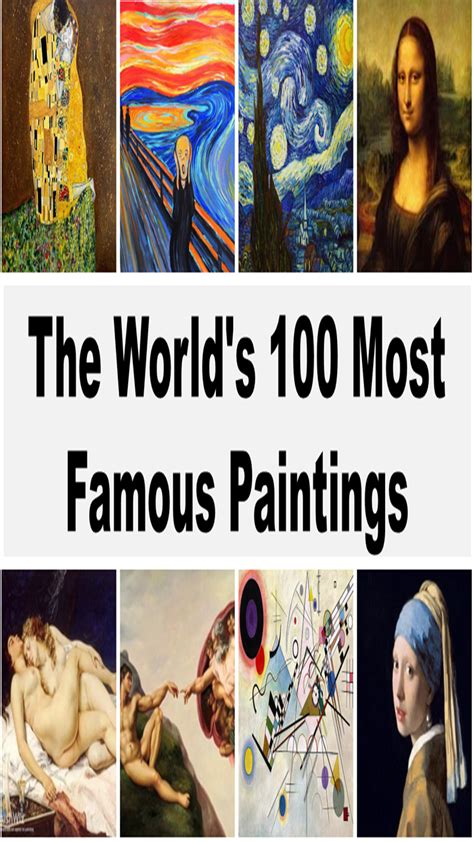 20 Most Famous Artists Of All Time The Truth Is To Be Distinguished