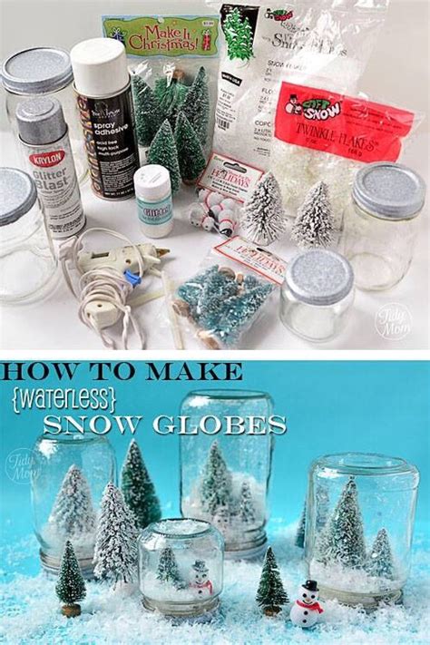 Diy How To Make Waterless Snow Globes Musely