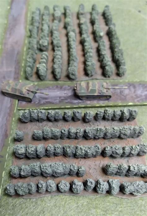 Orchard Tree Terrain For 6mm And 10mm12mm Two Inches Of Felt Wargame