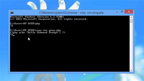 Below you can find syntax and examples for the same. Running php program on command prompt using WAMP - YouTube