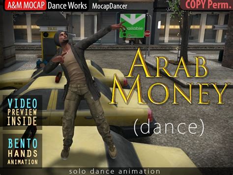 Second Life Marketplace Aandm Arab Money Busta Rhymes Dance Bento