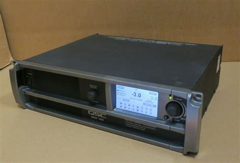 Qsc Dcp 100 Digital Cinema Processor Booth Monitor Crossover Eq Dsp