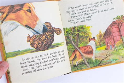 Lassie Book Lassie The Busy Morning A Whitman Tell A Tale Etsy