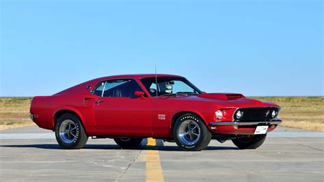 1969 Ford Mustang Boss 429 In Candy Apple Red Kk 1663 Ford Mustang