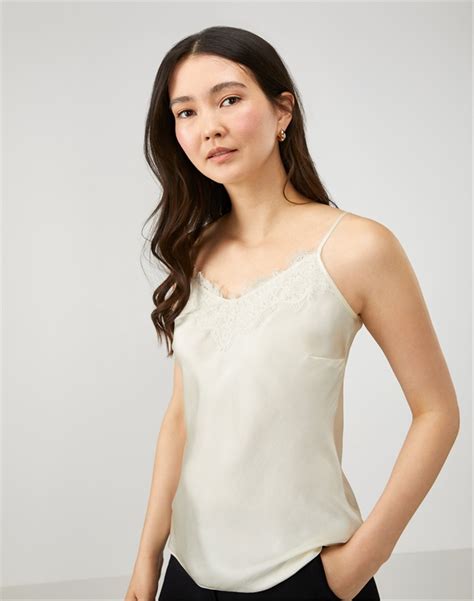 Ivory Silk Lace Camisole Pure Collection