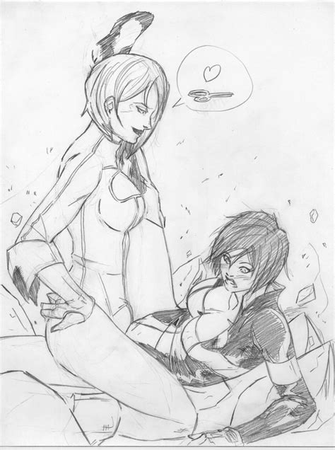 Rule 34 2girls Artist Request Atlee Black And White Clothed Sex Dc Dc Comics Female Female