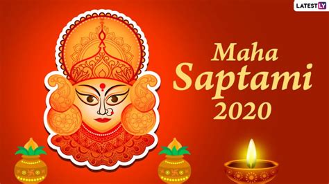 Maha Saptami 2020 Wishes Durga Puja HD Images Subho Saptami
