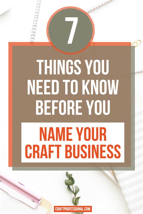 Choosing A Company Name In 2020 Craft Business Selling Crafts Online