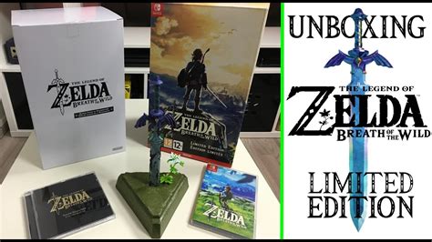 Unboxing The Legend Of Zelda Breath Of The Wild Limited Edition