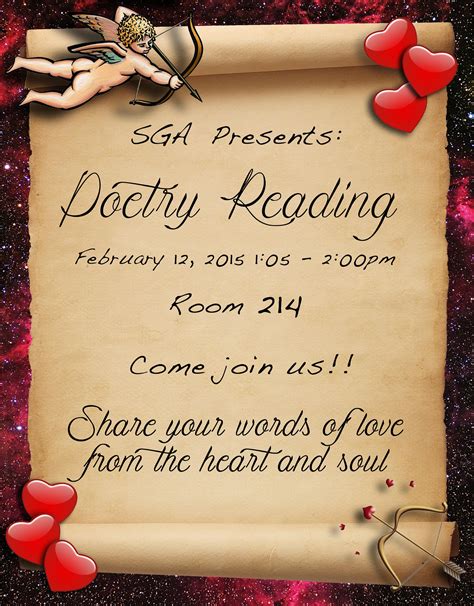 Tampa Campus Student Government Hosts Their 1st Annual Poetry Reading ...