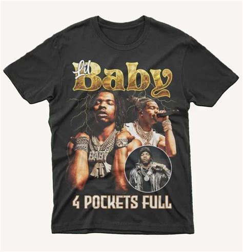 Lil Baby 4 Pockets Full Rapper T Shirt Teefox Store