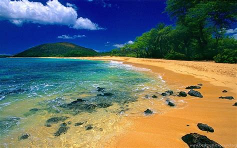 Big Beach Maui Hawaii Wallpaper Desktop Background