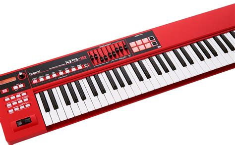 Roland Xps 10 Expandable Synthesizer Pro Keyboard Red Color