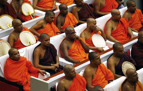 Buddhist Monks Attend The Interreligious Encounter At The Bmich In